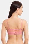 Tweens Padded Non-Wired Full Coverage Cage Bra - Baby Pink — thumbnail 2